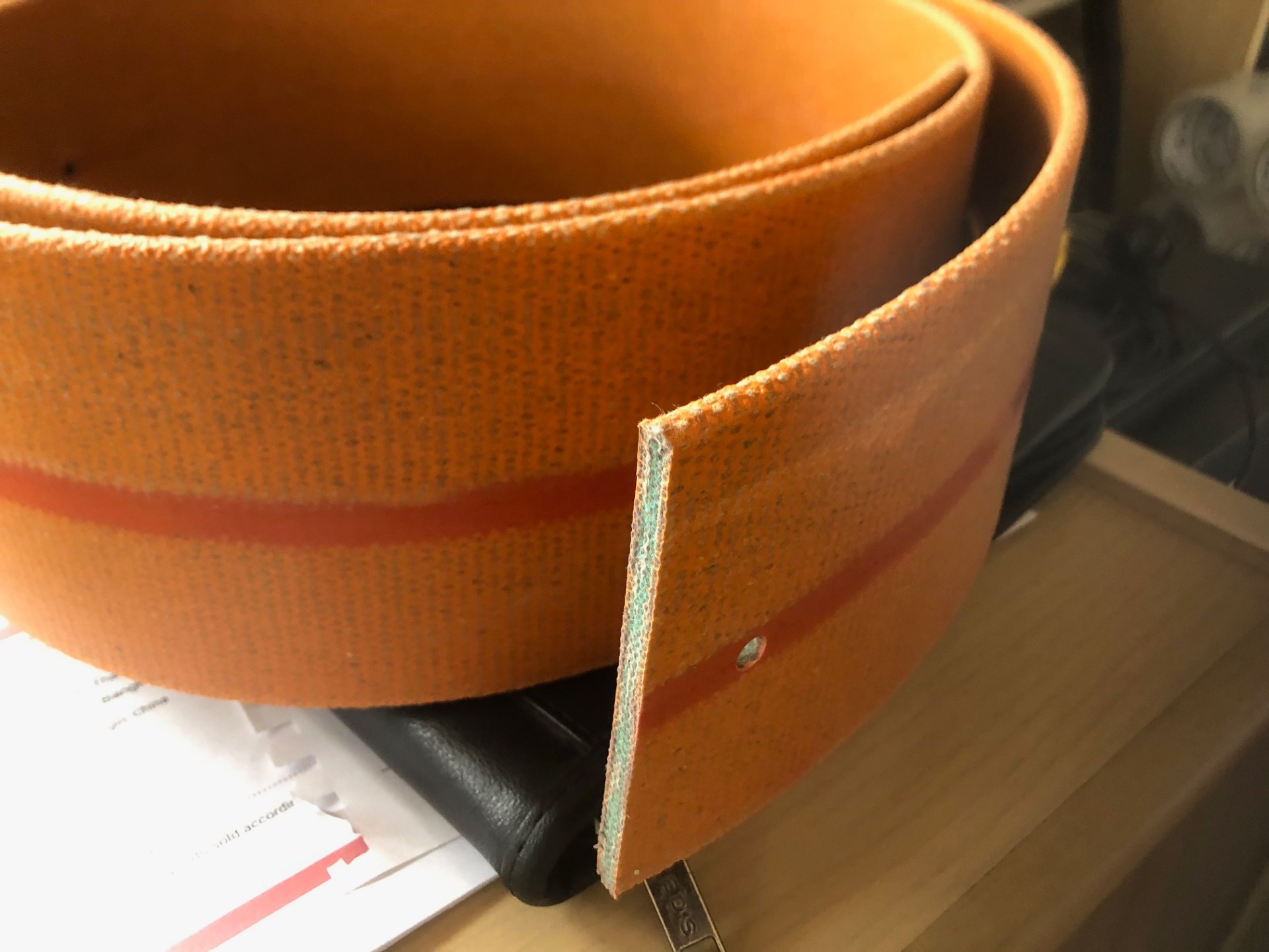 Rubber & Canvas transmission belt